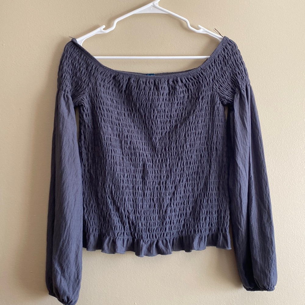 Gray Kirious Stretch Top